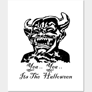 halloween Devil Posters and Art